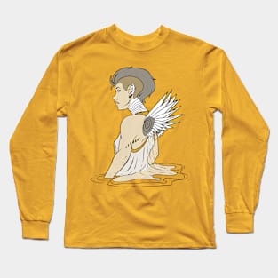 Winged Cyberpunk Angel Long Sleeve T-Shirt